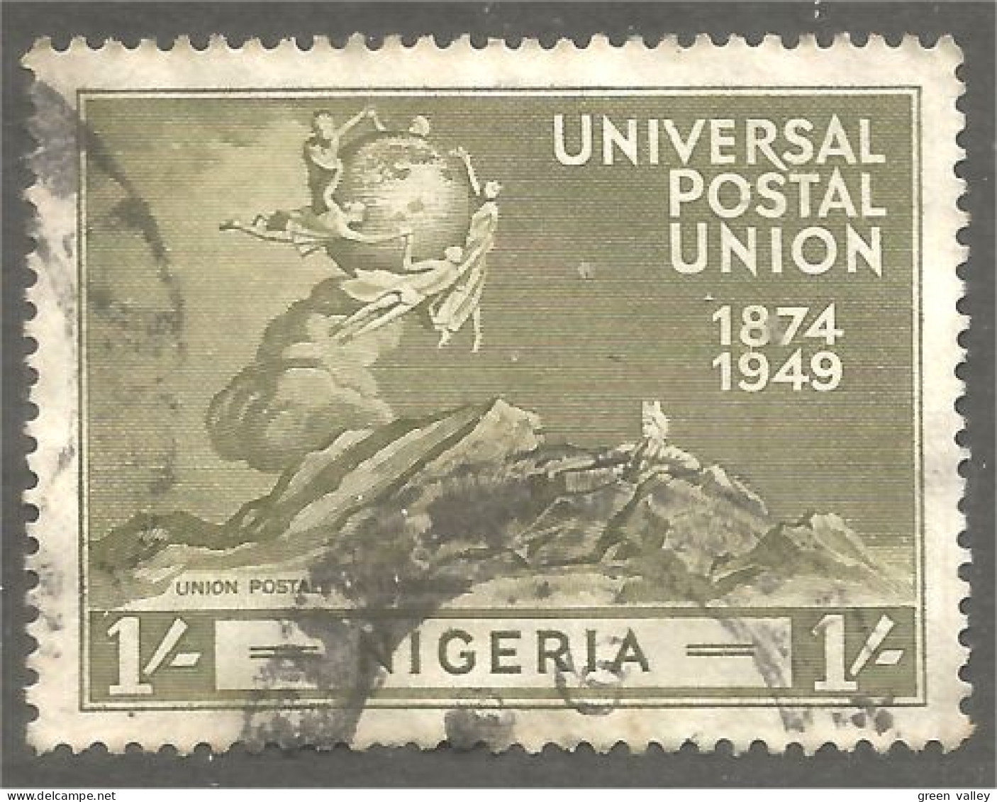 XW01-0722 Nigeria Universal Postal Union UPU 1949  - Nigeria (...-1960)