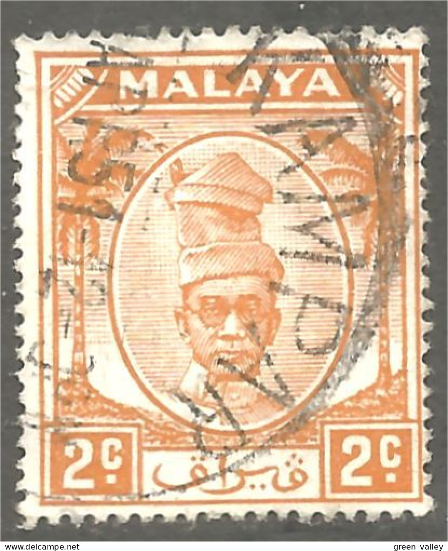 XW01-0709 Malaya President 2c Jeune Yellow - Malaysia (1964-...)