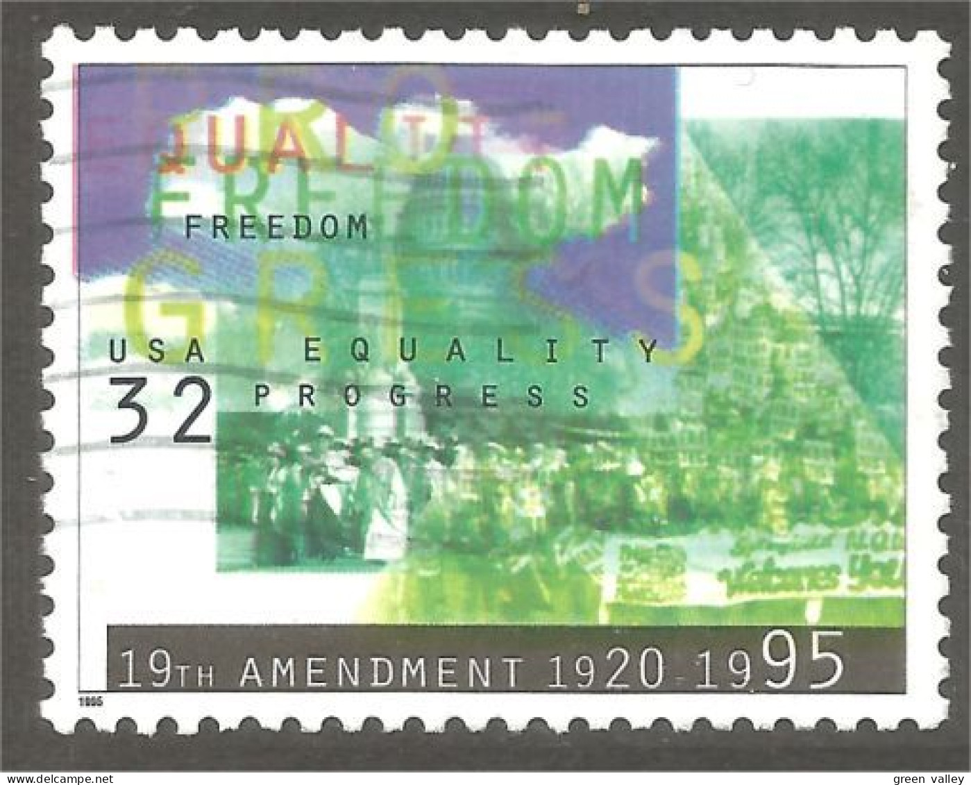 XW01-0687 USA 1995 Vote Femmes Woman Suffrage - Autres & Non Classés