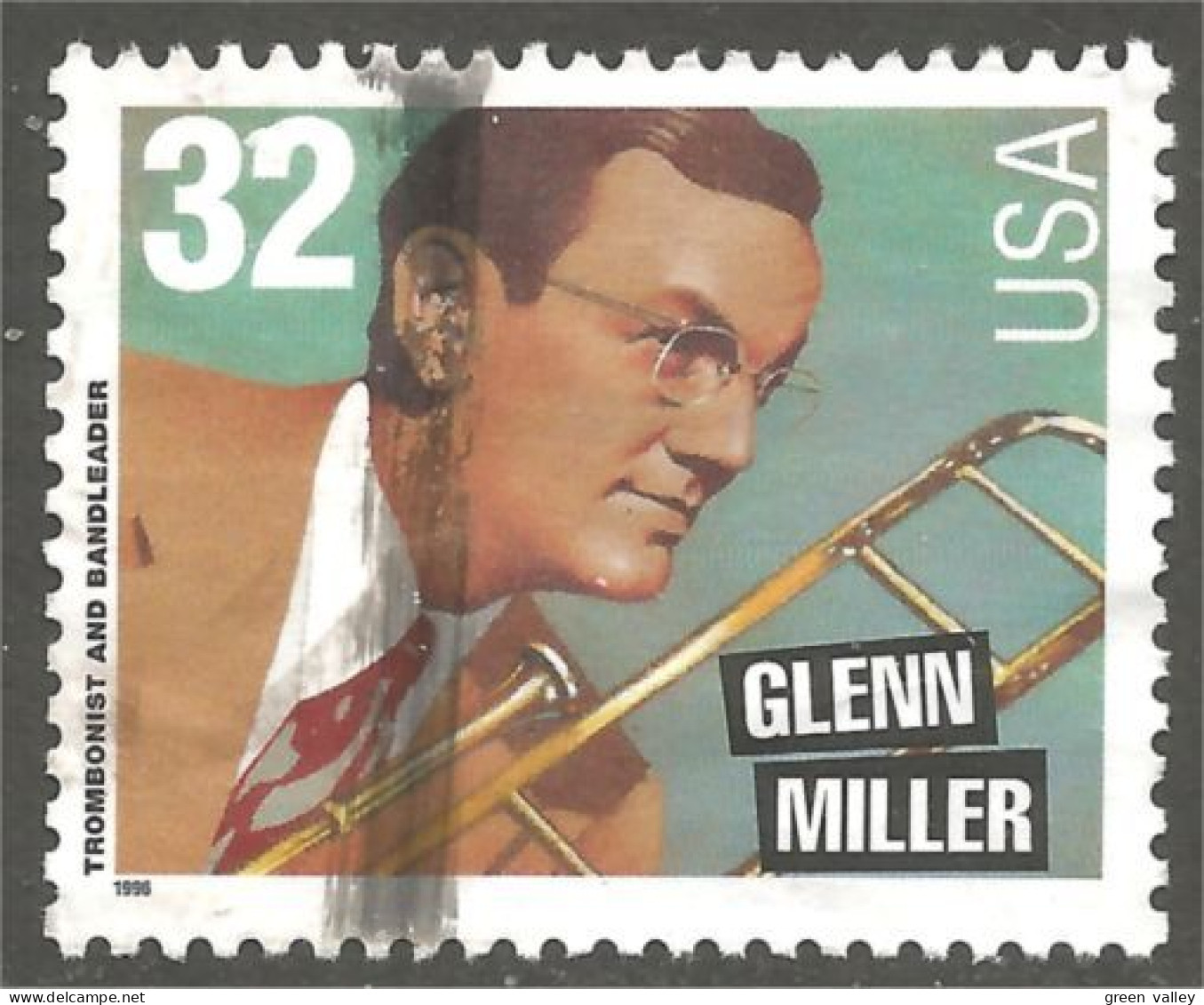 XW01-0678 USA 1995 Music Musician Musique Musicien Glenn Miller Trombone Trmbonist - Musique