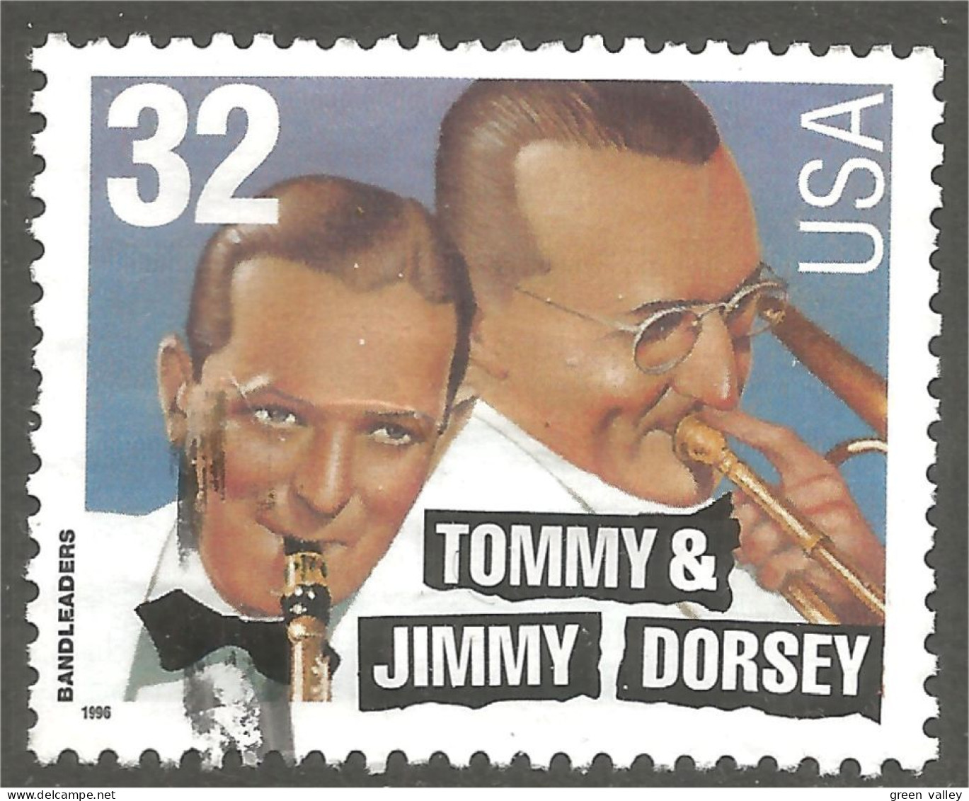 XW01-0677 USA 1995 Music Musician Musique Musicien Tommy Jimmy Dorset - Musique