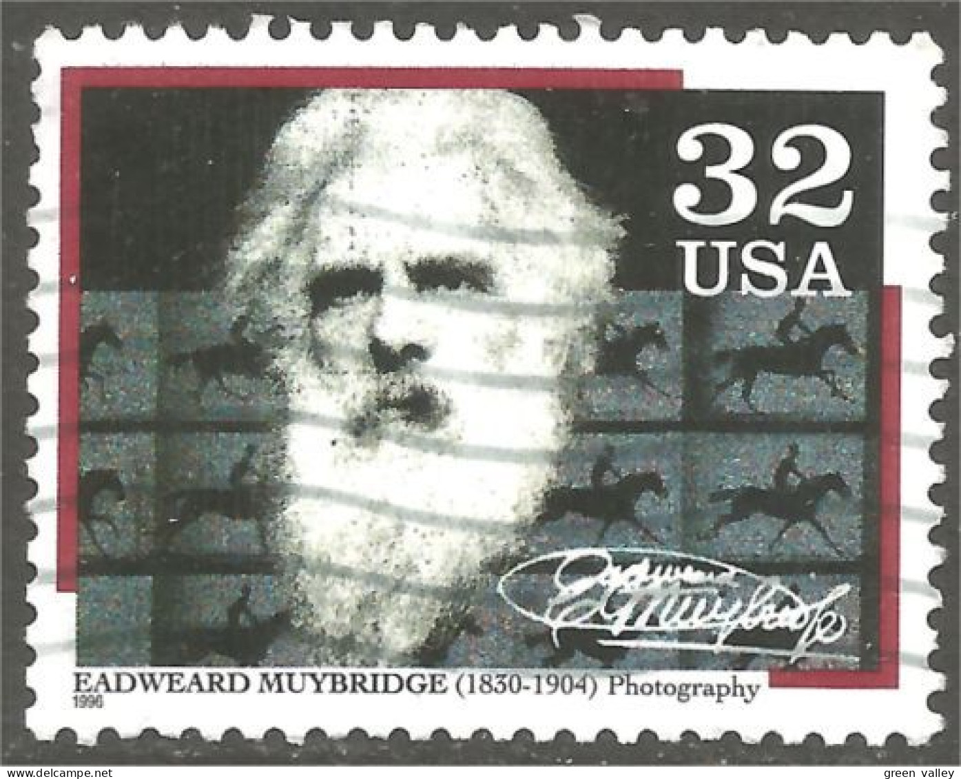 XW01-0669 USA 1996 Pioners Communication Pionniers Eadweard Muybridge Photographe Photographer - Fotografia