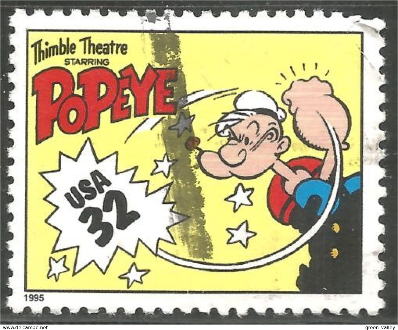 XW01-0659 USA 1995 Comic Strip Cartoon Bande Dessinée Popeye Sailor Marin - Stripsverhalen