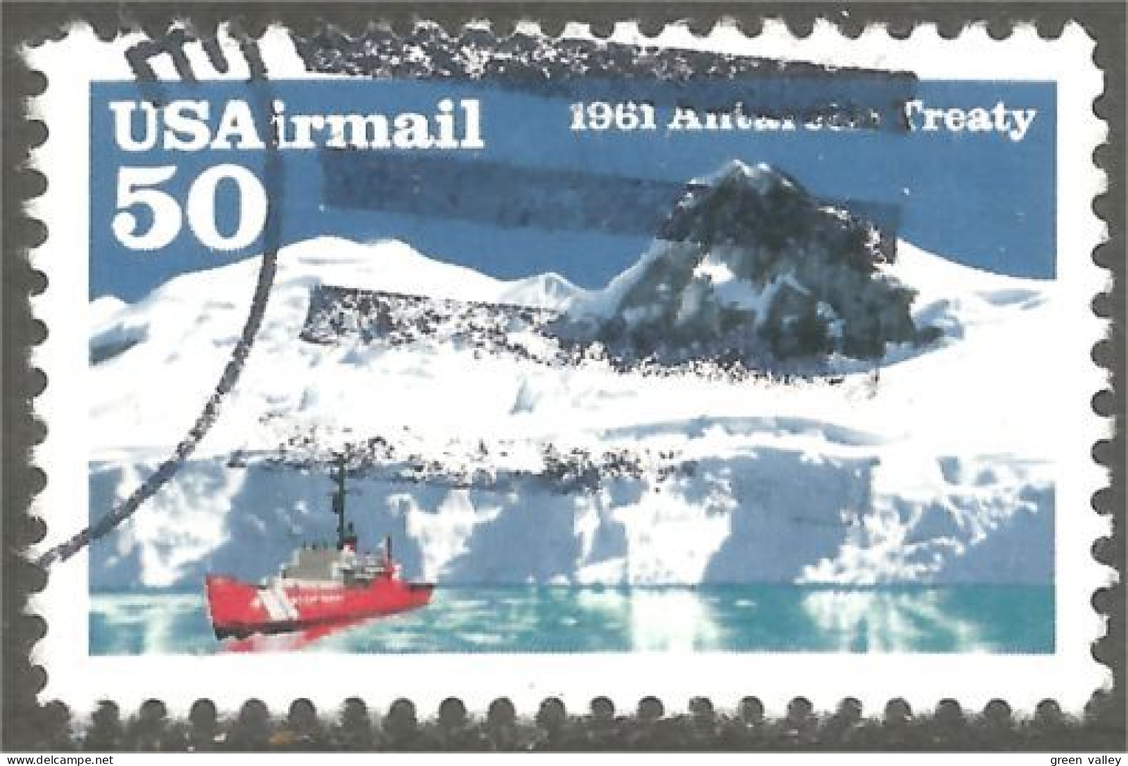 XW01-0637 USA 1991 Antarctic Treaty Traité Antarctique Bateau Boat Ship Schiff - Sonstige & Ohne Zuordnung