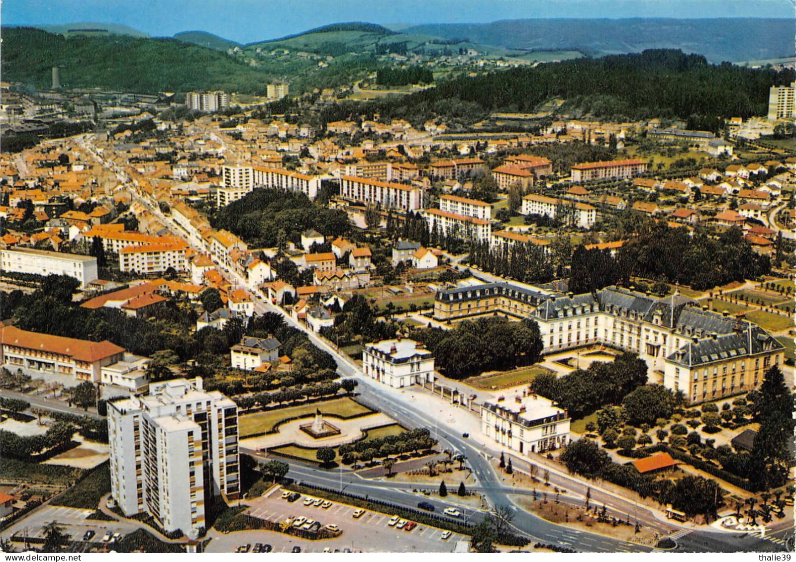 Le Creusot Vue Aérienne Cim Immeuble Hôtel Dieu - Le Creusot