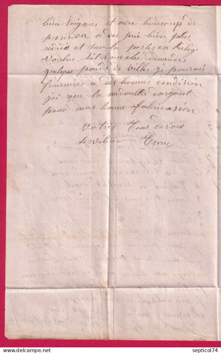 N°21 PAIRE GC 4052 USSEL SUR SARSONNE CORREZE BOITE RURALE A ST FREJOUX POUR CLERMONT FERRAND LETTRE - 1849-1876: Période Classique