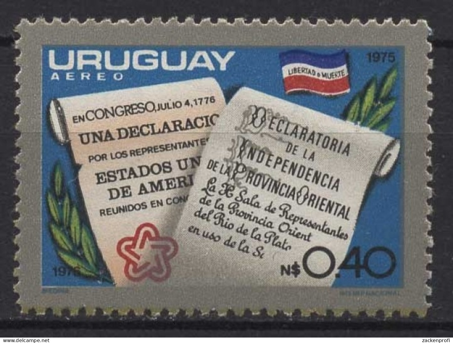 Uruguay 1975 150. Jahrestag Der Unabhängigkeit 1364 Postfrisch - Uruguay