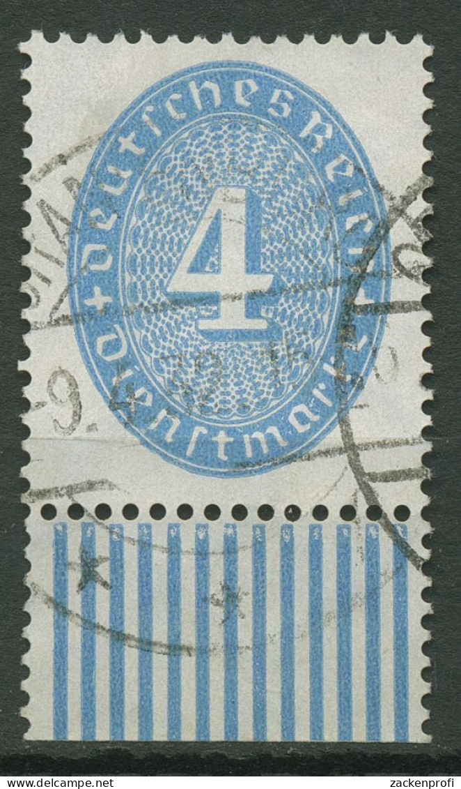 Deutsches Reich Dienstmarken 1927/33 Ziffer Im Oval D 127 Unterrand Gestempelt - Oficial