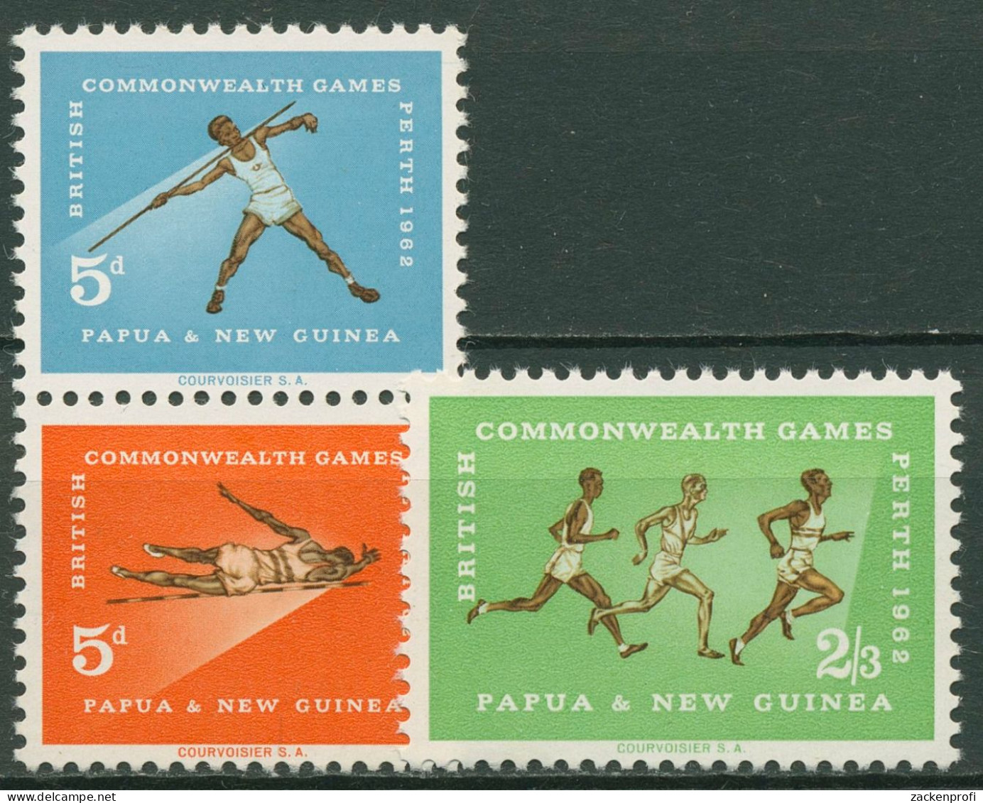 Papua Neuguinea 1962 Sportarten 46/48 Mit Paar Postfrisch - Papoea-Nieuw-Guinea