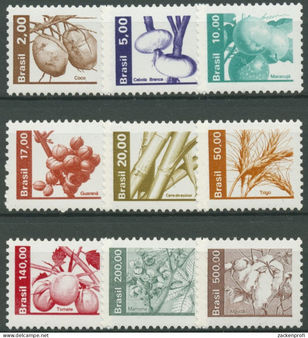 Brasilien 1982 Landwirtschaftliche Produkte 1881/89 Postfrisch - Nuovi