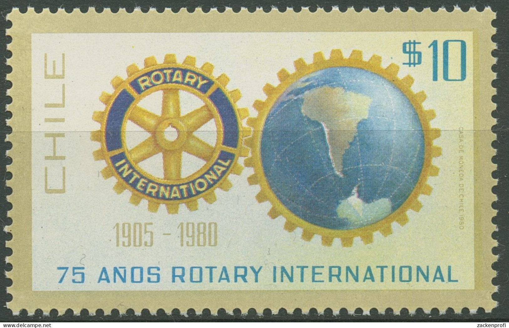 Chile 1980 Rotary Inernational 927 Postfrisch - Chile