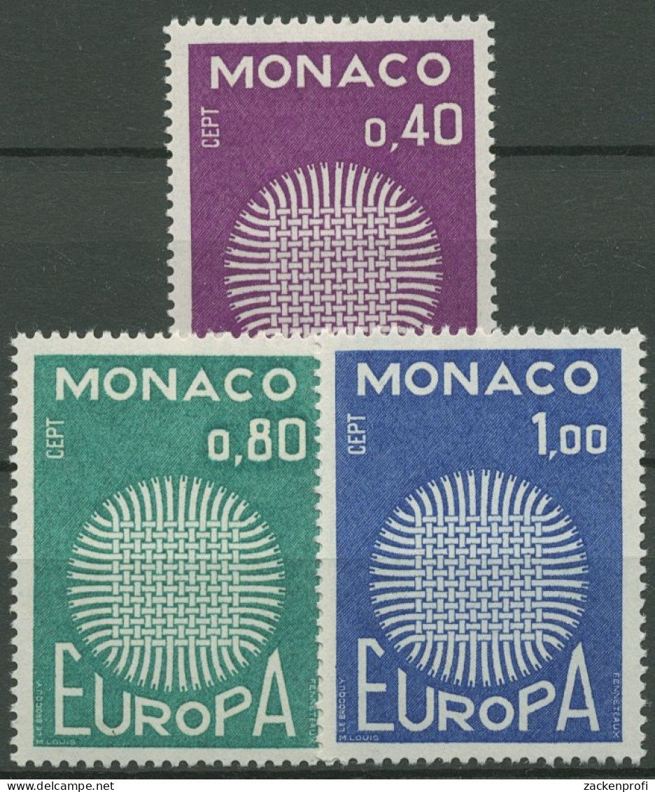 Monaco 1970 Europa CEPT Geflecht 977/79 Postfrisch - Nuovi