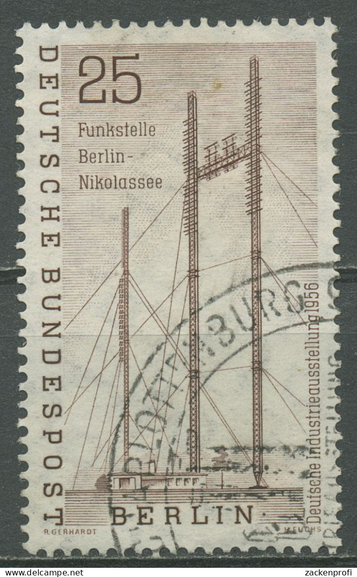 Berlin 1956 Deutsche Industrie-Ausstellung 157 Mit BERLIN-Stempel - Used Stamps