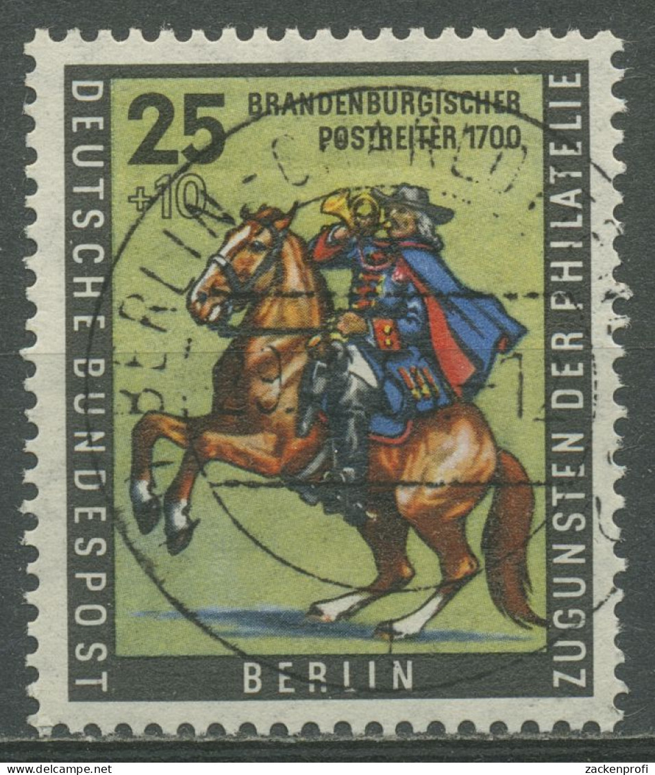 Berlin 1956 Tag Der Briefmarke, Postillion 158 Mit TOP-BERLIN-Stempel - Gebruikt