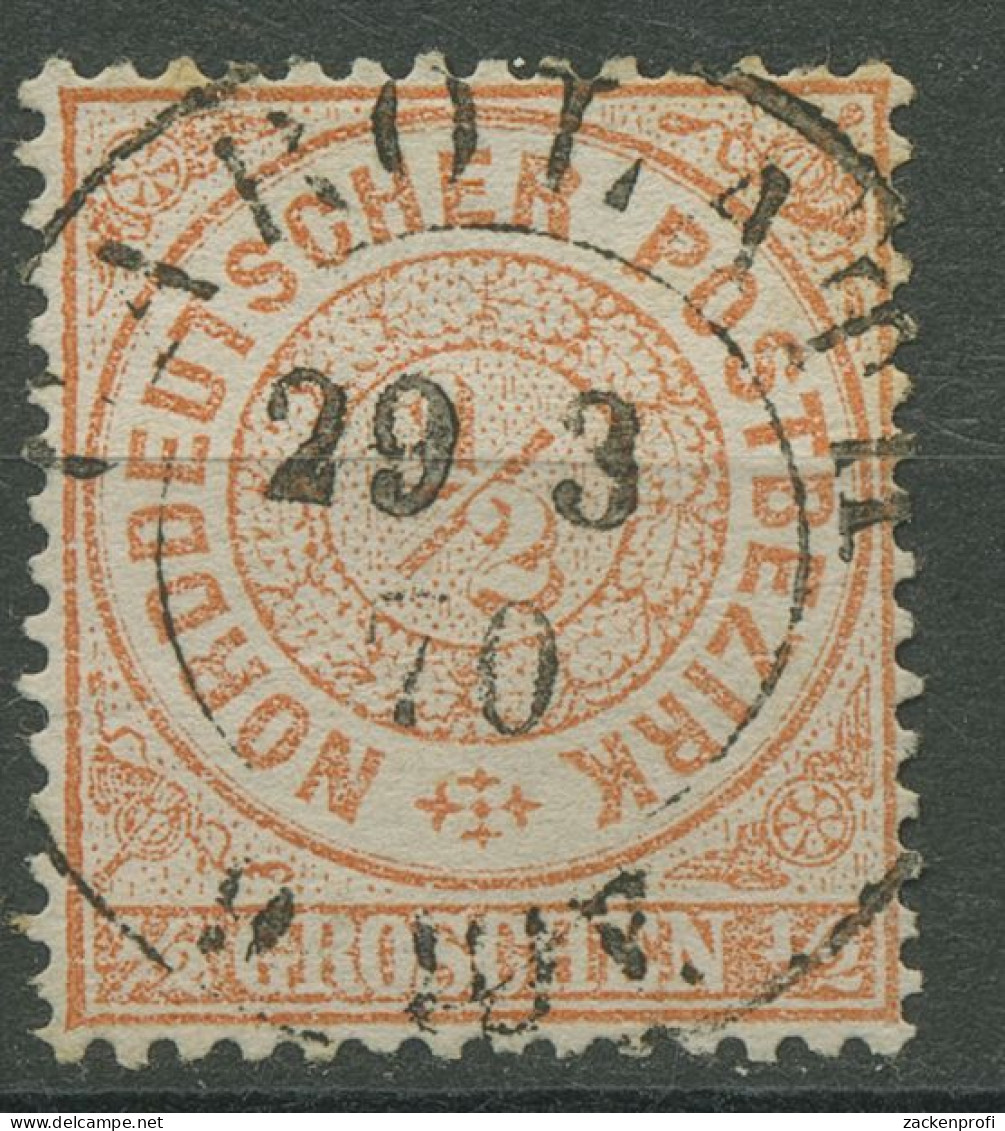 Norddeutscher Postbezirk NDP 1869 1/2 Groschen 15 Mit PR-K2-Stempel CAROLATH - Used