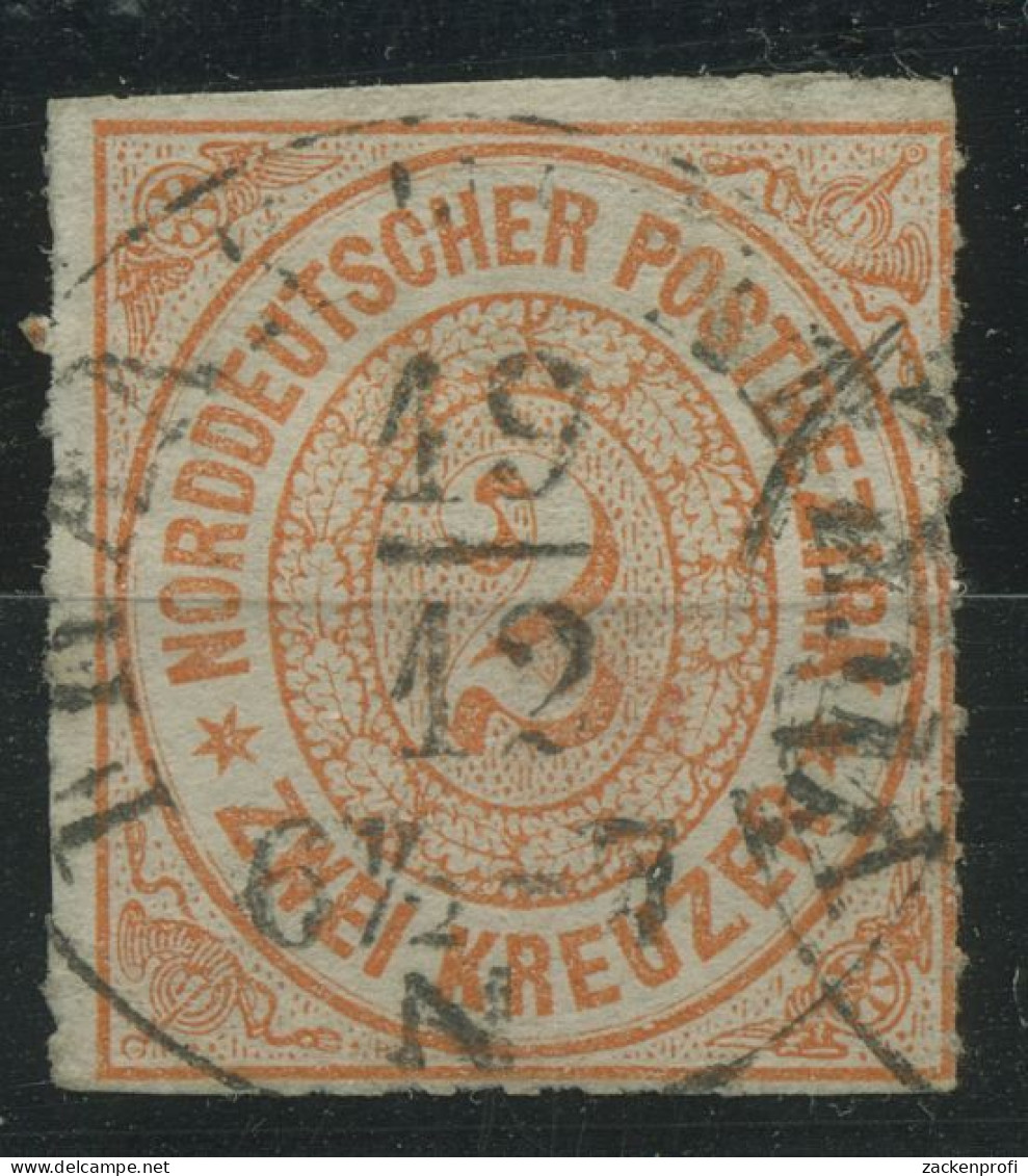 Norddeutscher Postbezirk NDP 1868 2 Kreuzer 8 Gestempelt - Used