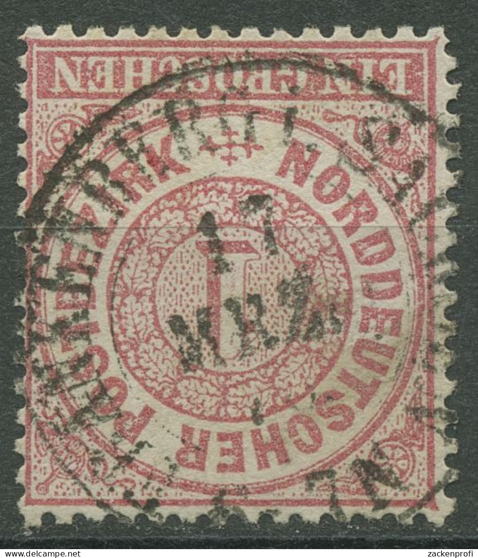Norddeutscher Postbezirk NDP 1869 1 Groschen 16 Mit SA-K2-Stempel FRANKENBERG - Gebraucht