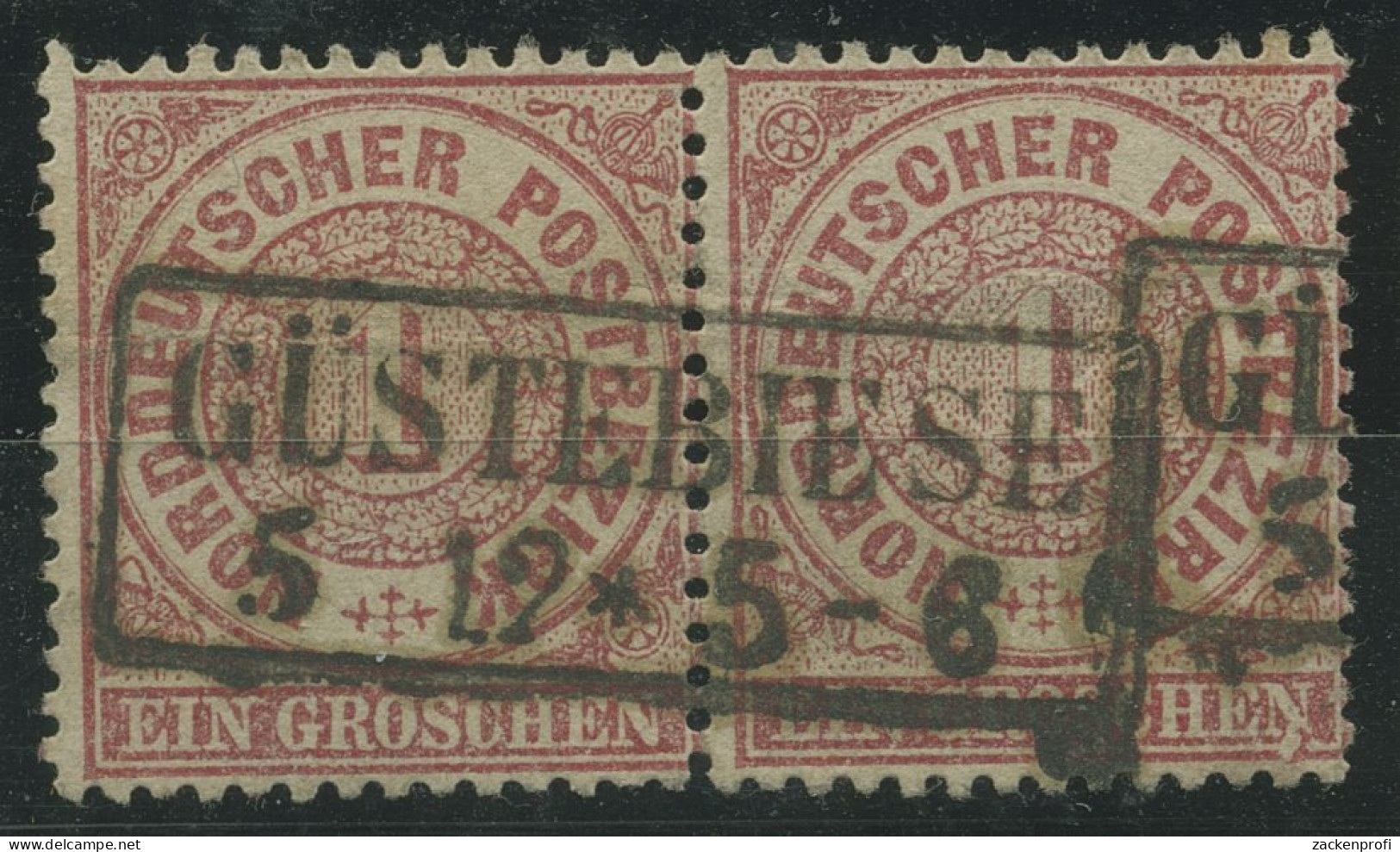 Norddeutscher Postbezirk NDP 1869 1 Gr. 16 (2) Mit PR-Ra2-Stempel GÜSTEBIESE - Oblitérés