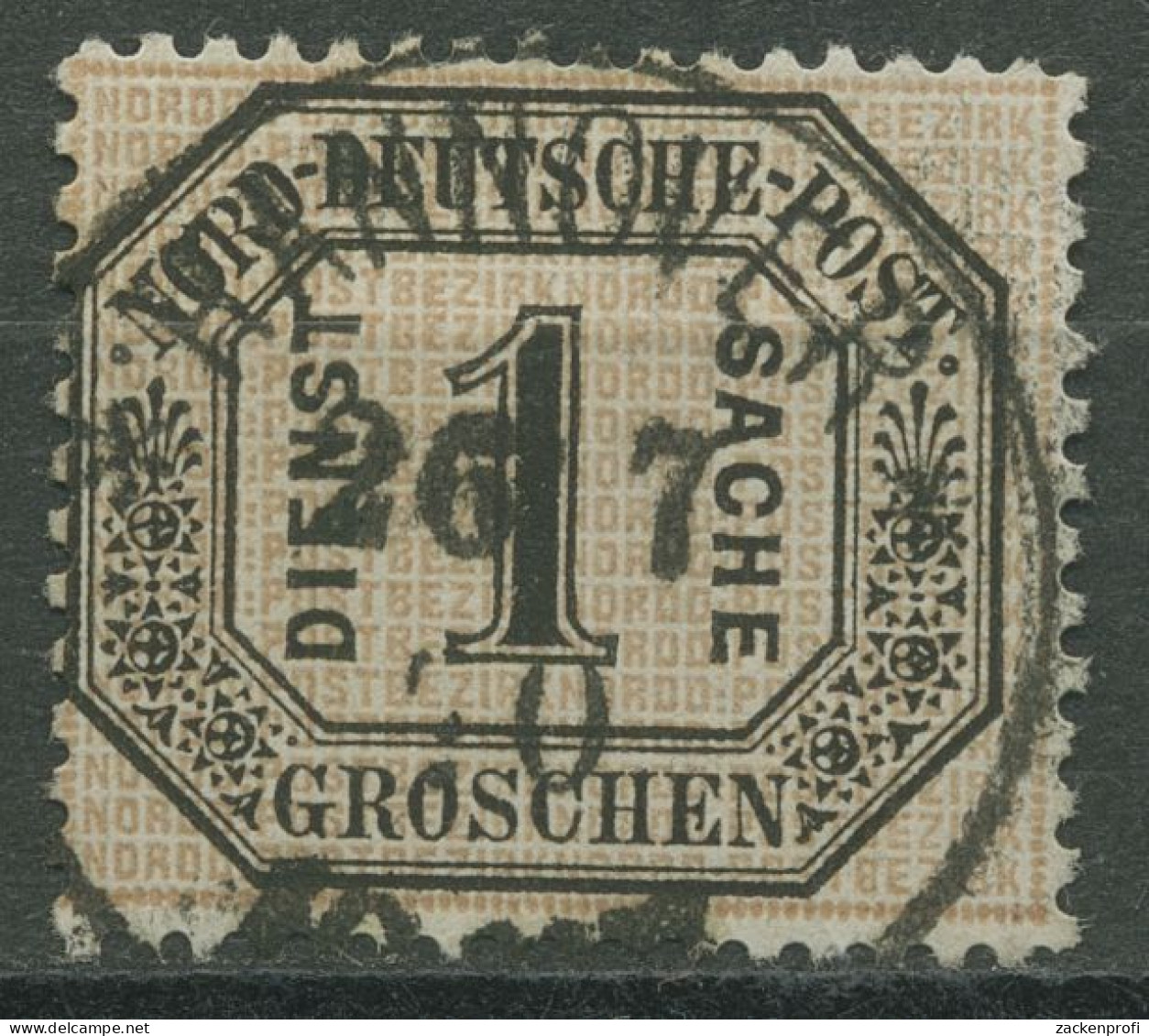 Nordd. Postbezirk NDP Dienstmarke 1870 1 Gr. D 4 Mit K1-Stempel HANNOVER - Afgestempeld