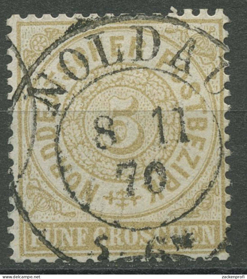 Norddeutscher Postbezirk NDP 1869 5 Groschen 18 Mit PR-K2-Stempel NOLDAU - Afgestempeld