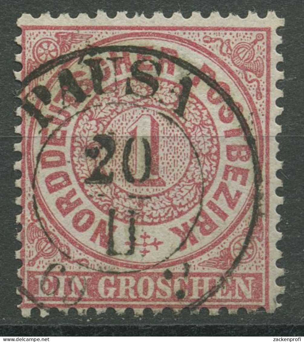 Norddeutscher Postbezirk NDP 1869 1 Groschen 16 Mit SA-K2-Stempel PAUSA - Oblitérés
