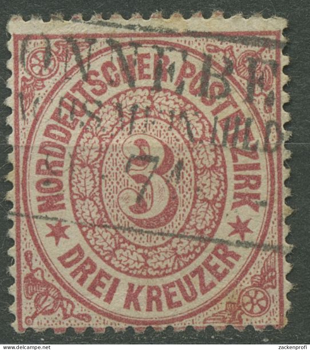 Norddeutscher Postbezirk NDP 1869 3 Kreuzer 21 Gestempelt - Used