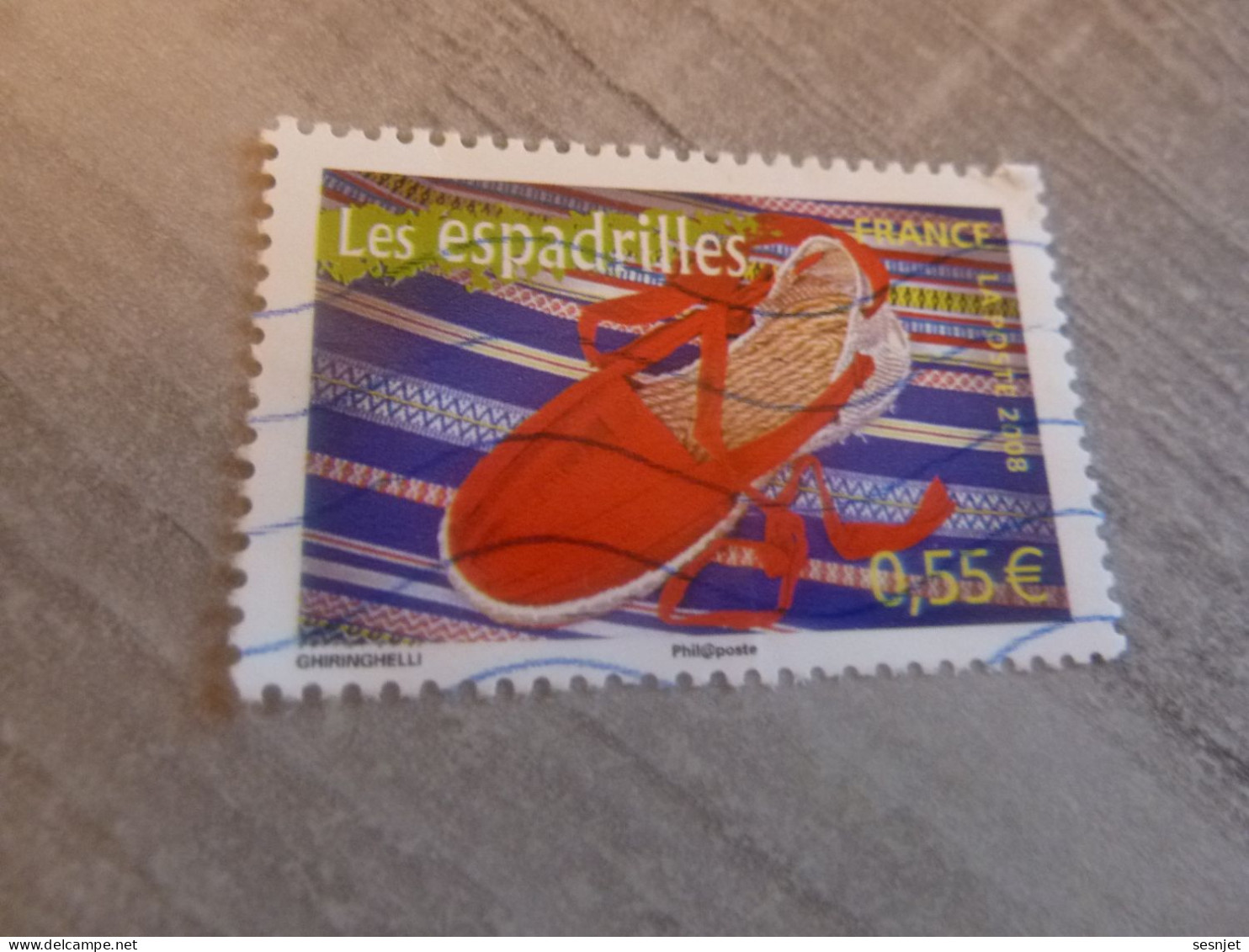 Les Espadrilles - Portraits De Régions - La France à Vivre - 0.55 € - Yt 4260 - Multicolore - Oblitéré - Année 2008 - - Used Stamps