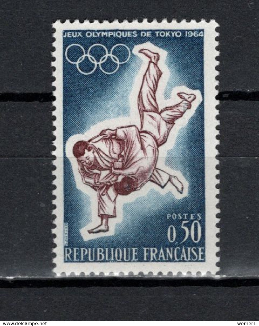 France 1964 Olympic Games Tokyo, Judo Stamp MNH - Summer 1964: Tokyo