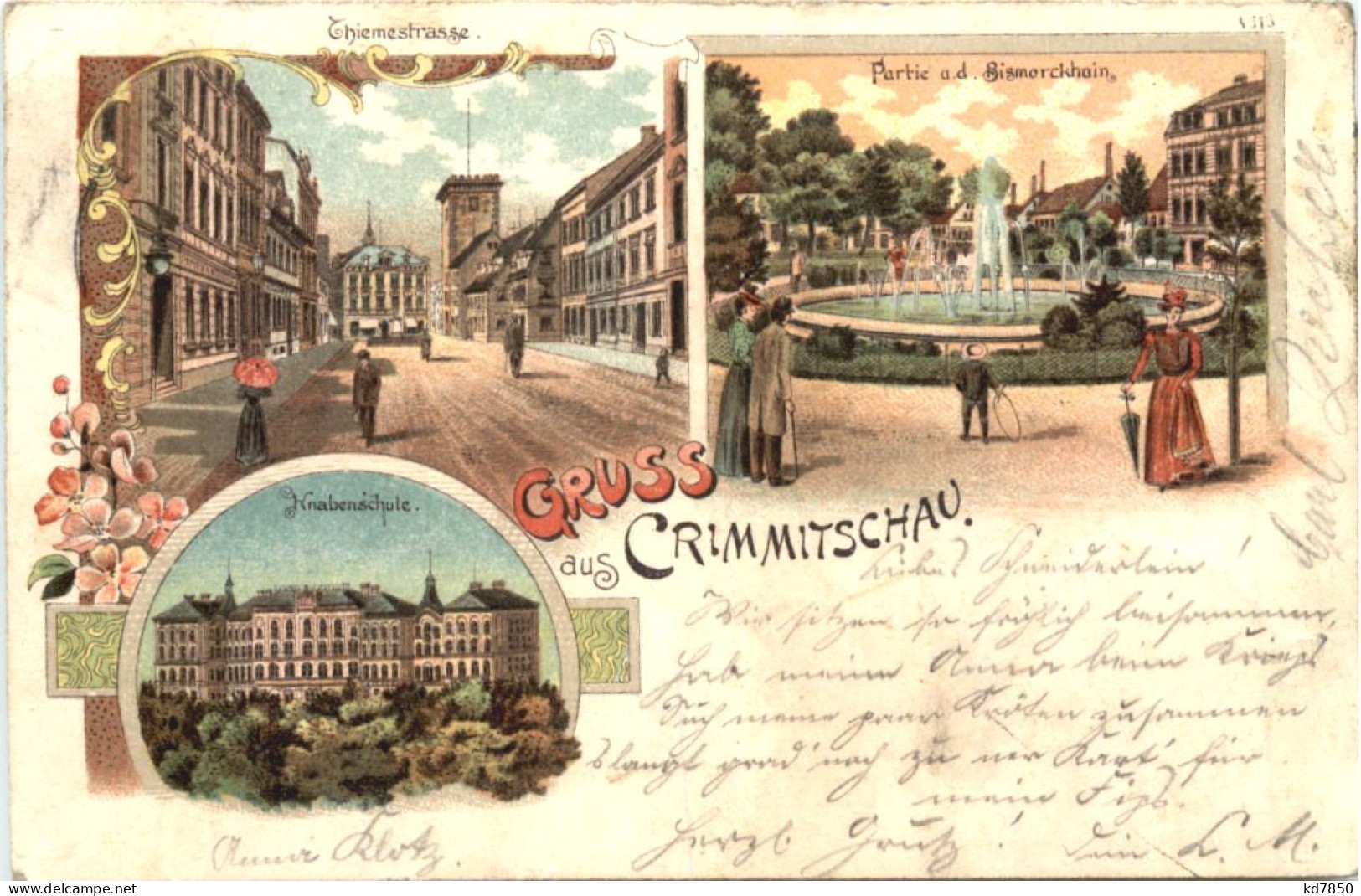 Gruss Aus Crimmitschau - Litho - Crimmitschau