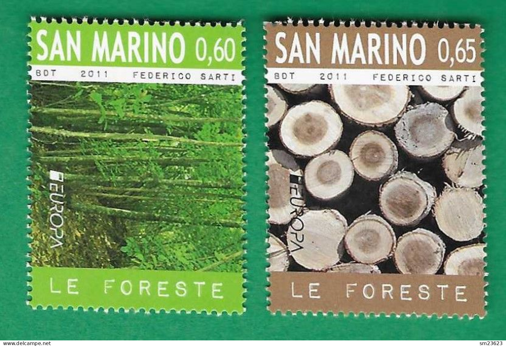 San Marino  2011  Mi.Nr. 2472 / 73 , EUROPA CEPT / Der Wald - Postfrisch / MNH / (**) - 2011