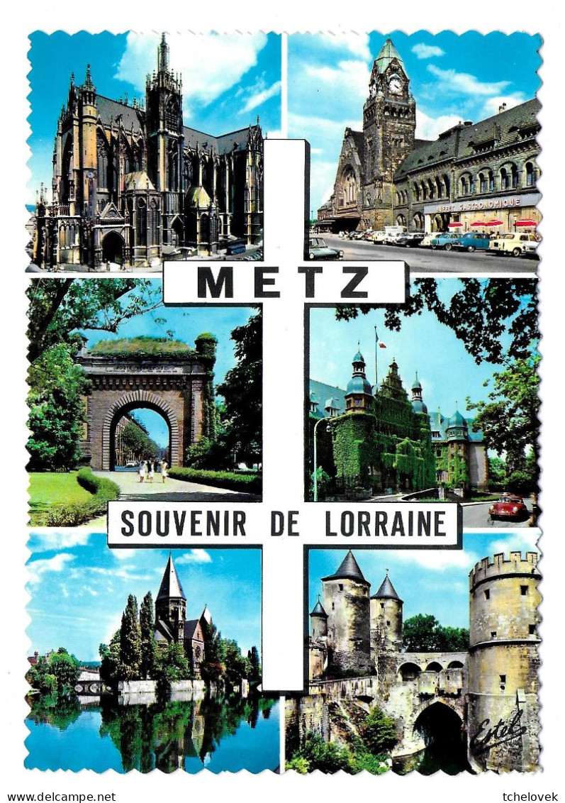 (57). Metz. H 31023 Cathedrale Gare & 806 Metz Historique & (3) Entree Caserne Ney - Metz