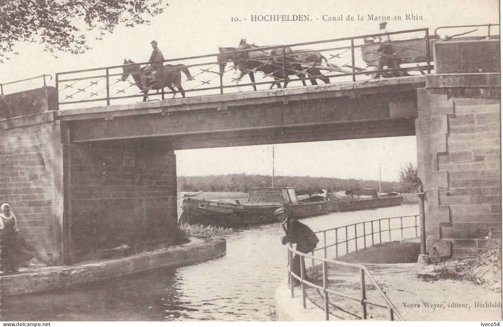 67  Hochfelden     " Canal De La Marne Au Rhin " - Hochfelden
