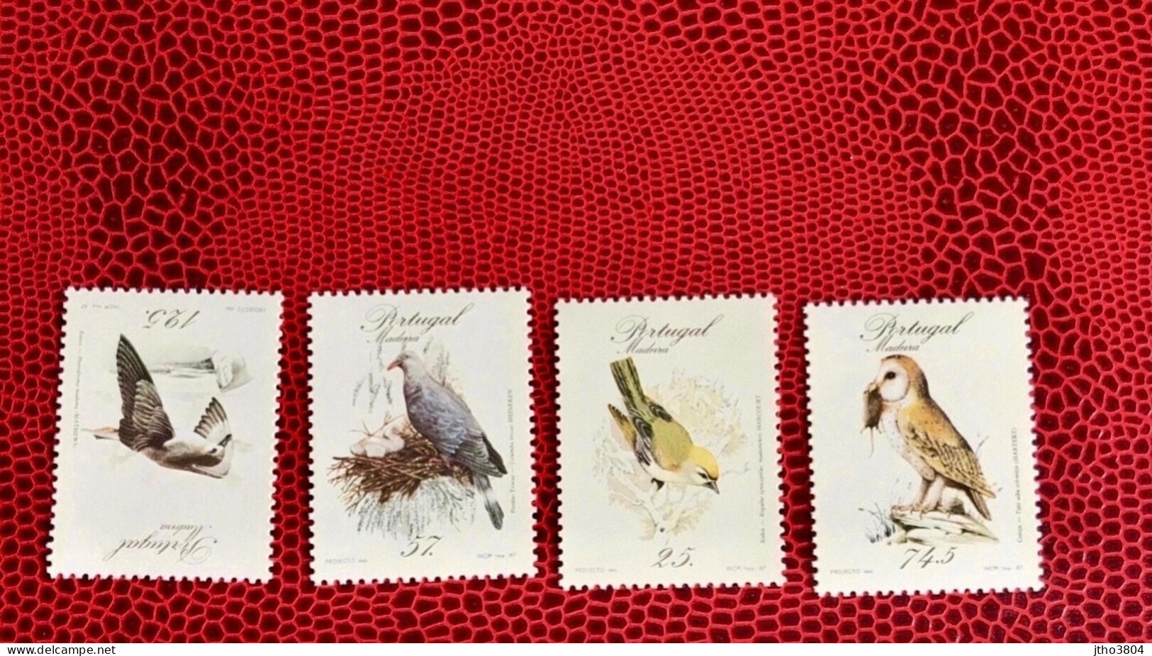 PORTUGAL 1987 4v Neuf MNH ** Mi 111 /14 Ucello Oiseau Bird Pájaro Vogel MADEIRA - Sonstige & Ohne Zuordnung