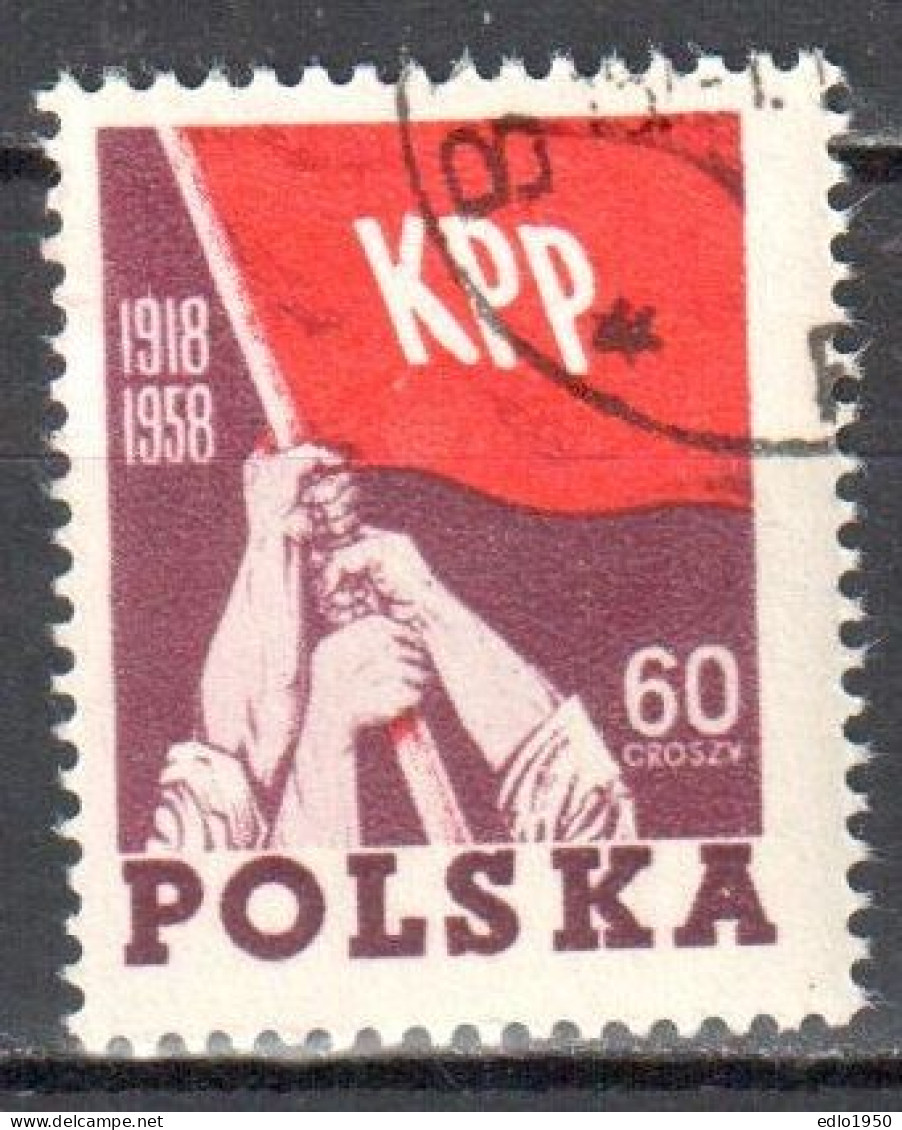 Poland 1958 - Communist Party Of Poland - Mi 1079 - Used - Gebraucht