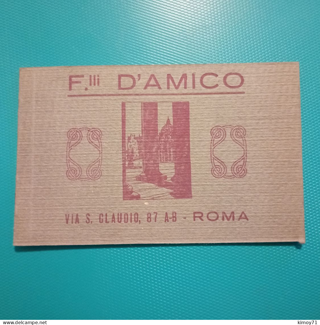 Album Fotografico Figli D'Amico - Roma. - Matériel & Accessoires