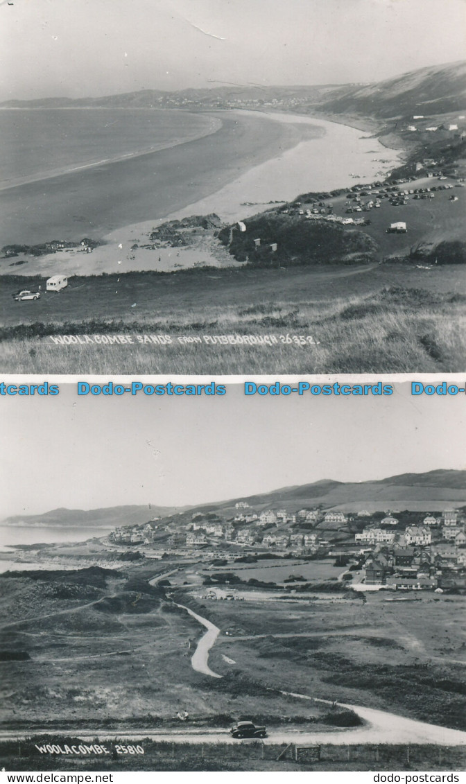 R099770 Woolacombe Sands From Putsborough. Woolacombe. Multi View. Chapman. RP. - World