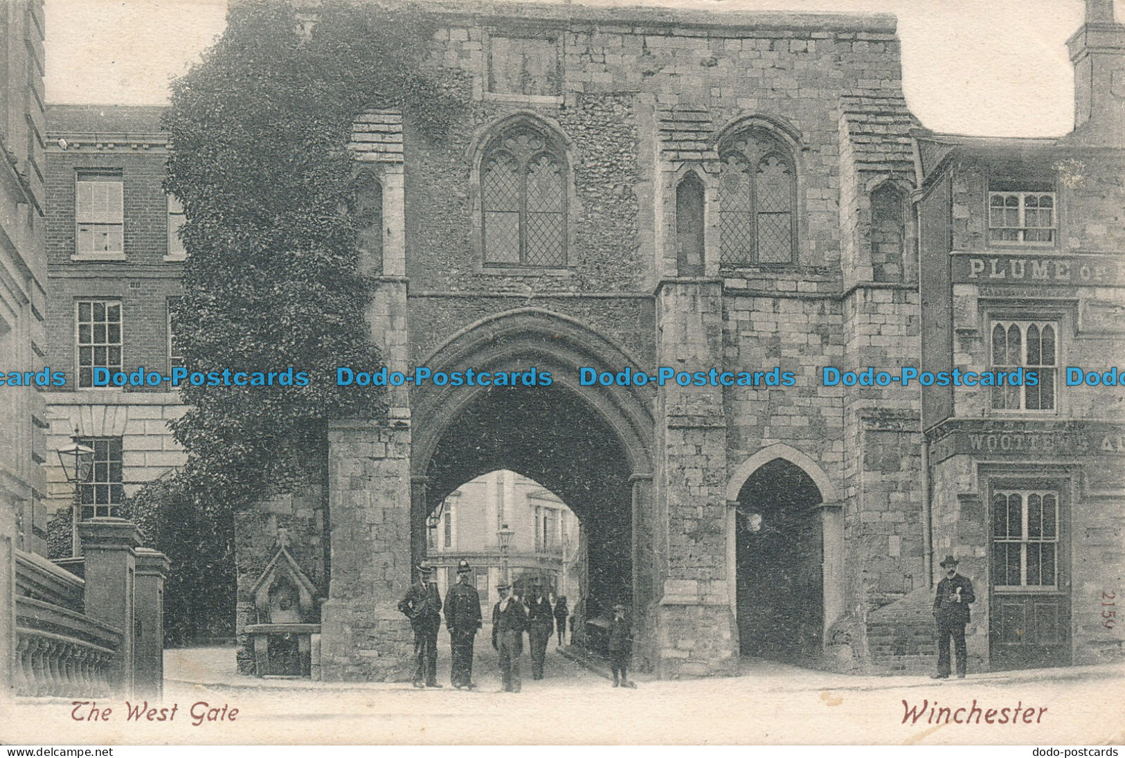 R098674 The West Gate. Winchester. Hartmann. 1904 - World