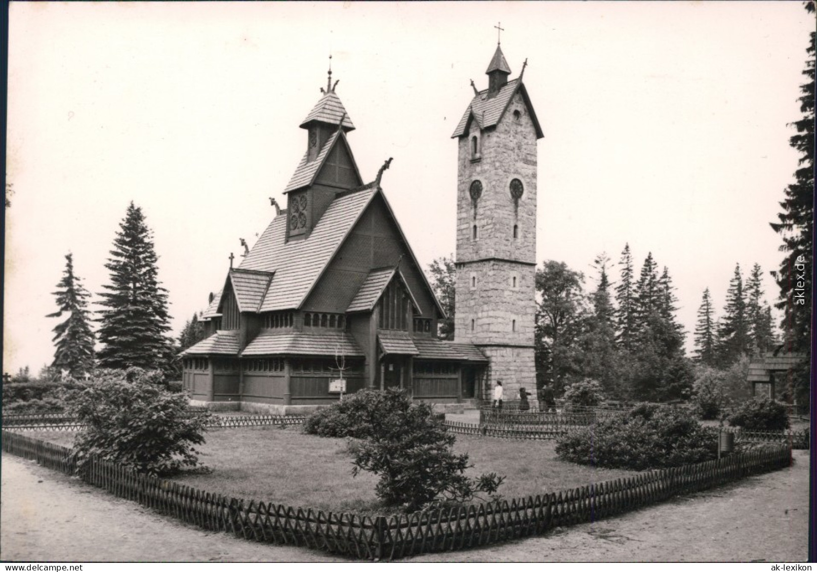 Brückenberg-Krummhübel Karpacz Górny Karpacz Świątynia Wang/Stabkirche Wang 1972 - Poland