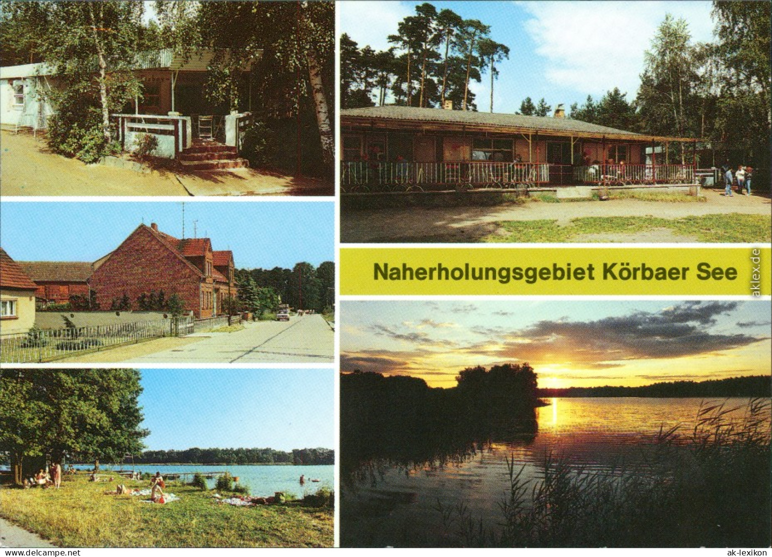 Körba Lebusa Eisboy, Dorfstraße, Köbaer See, Campinggaststätte 1995 - Other & Unclassified