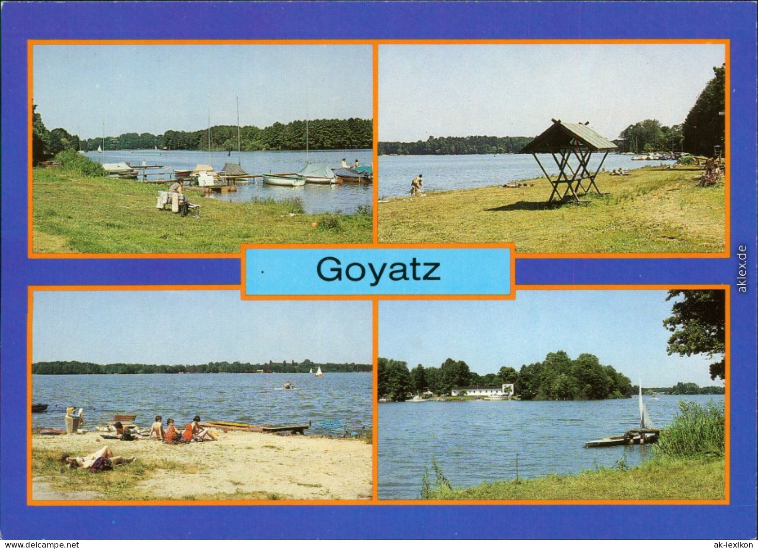 Ansichtskarte Goyatz-Schwielochsee Schwielochsee 1986 - Goyatz