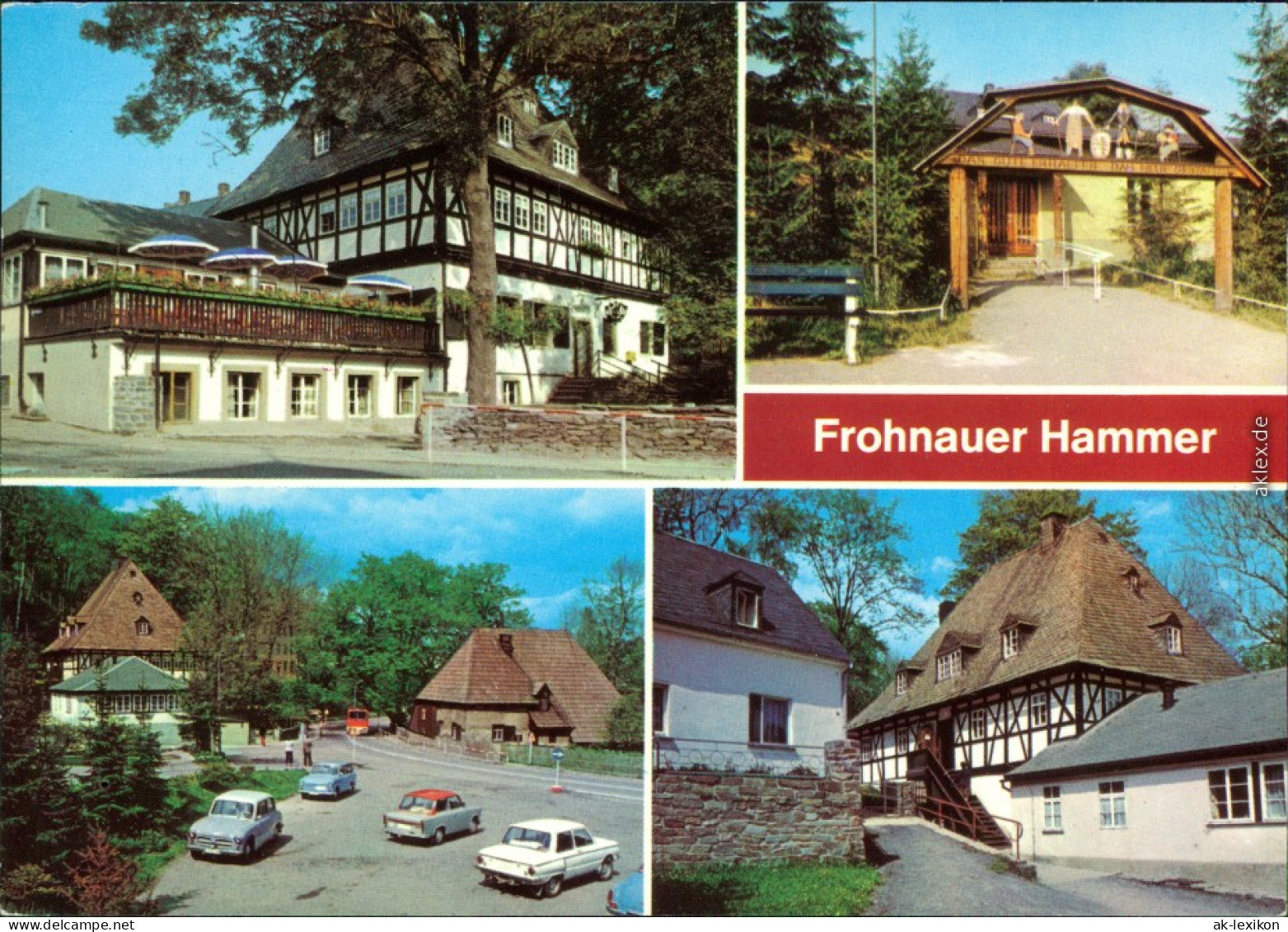 Ansichtskarte Frohnau Frohnauer Hammer, Eingang, Parklpatz 1981 - Autres & Non Classés