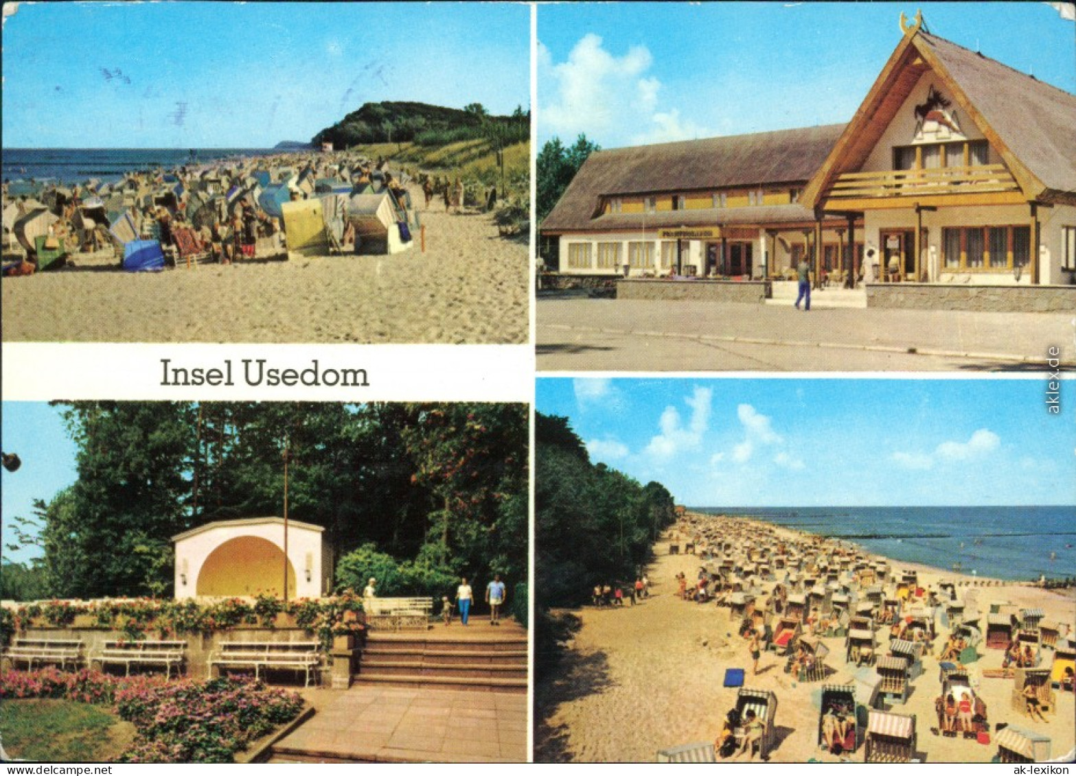 Kölpinsee (Usedom)-Loddin Kölpinsee Strand Konzertplatz, Damerow Koserow G1979 - Other & Unclassified