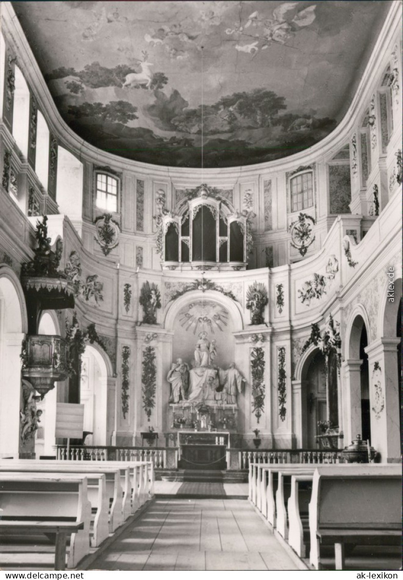 Wermsdorf Schloßkapelle Hubertusburg - Jetzt Katholische Kirche 1975  - Wermsdorf