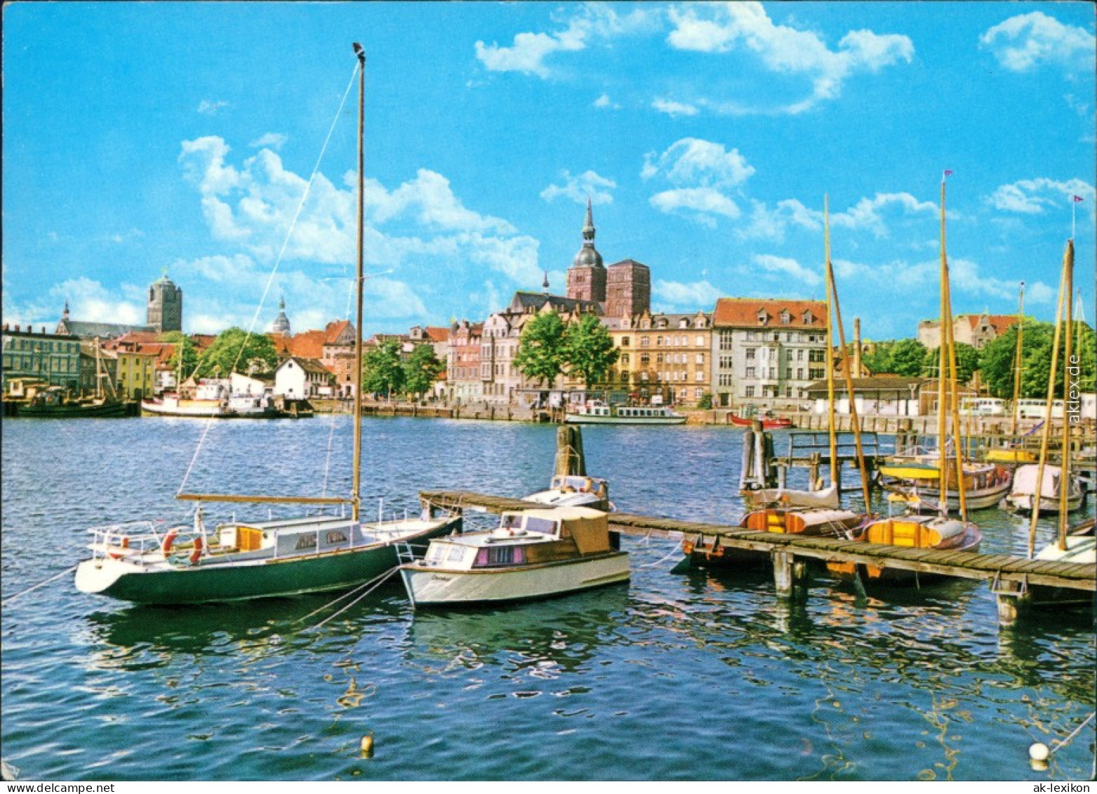 Stralsund Blick Auf Den Hafen Ansichtskarte G1976 - Stralsund