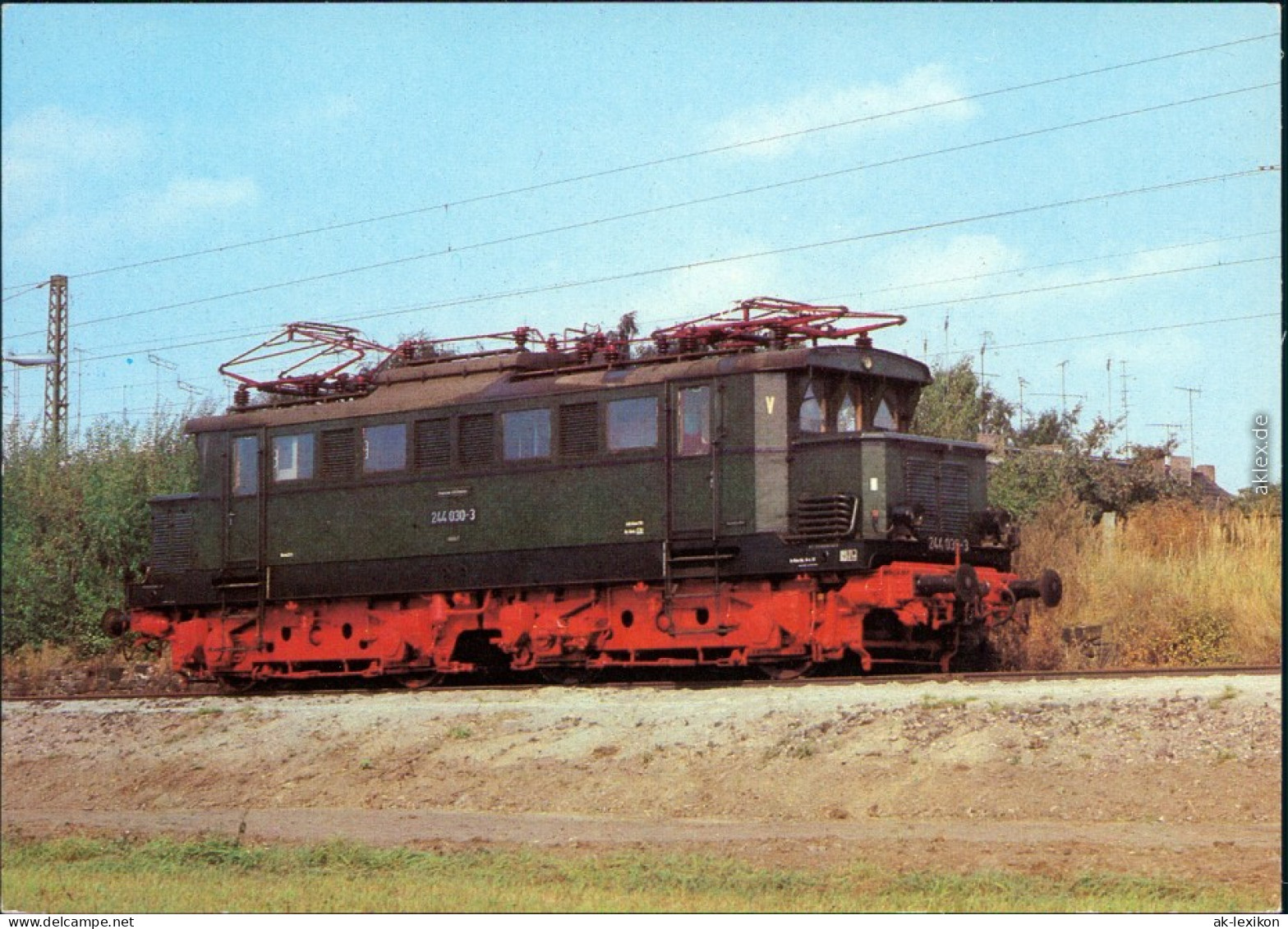 Dresden Verkehrsmuseum/Johanneum: Elektr. Lokomotive Der Baureihe 244 1982 - Dresden