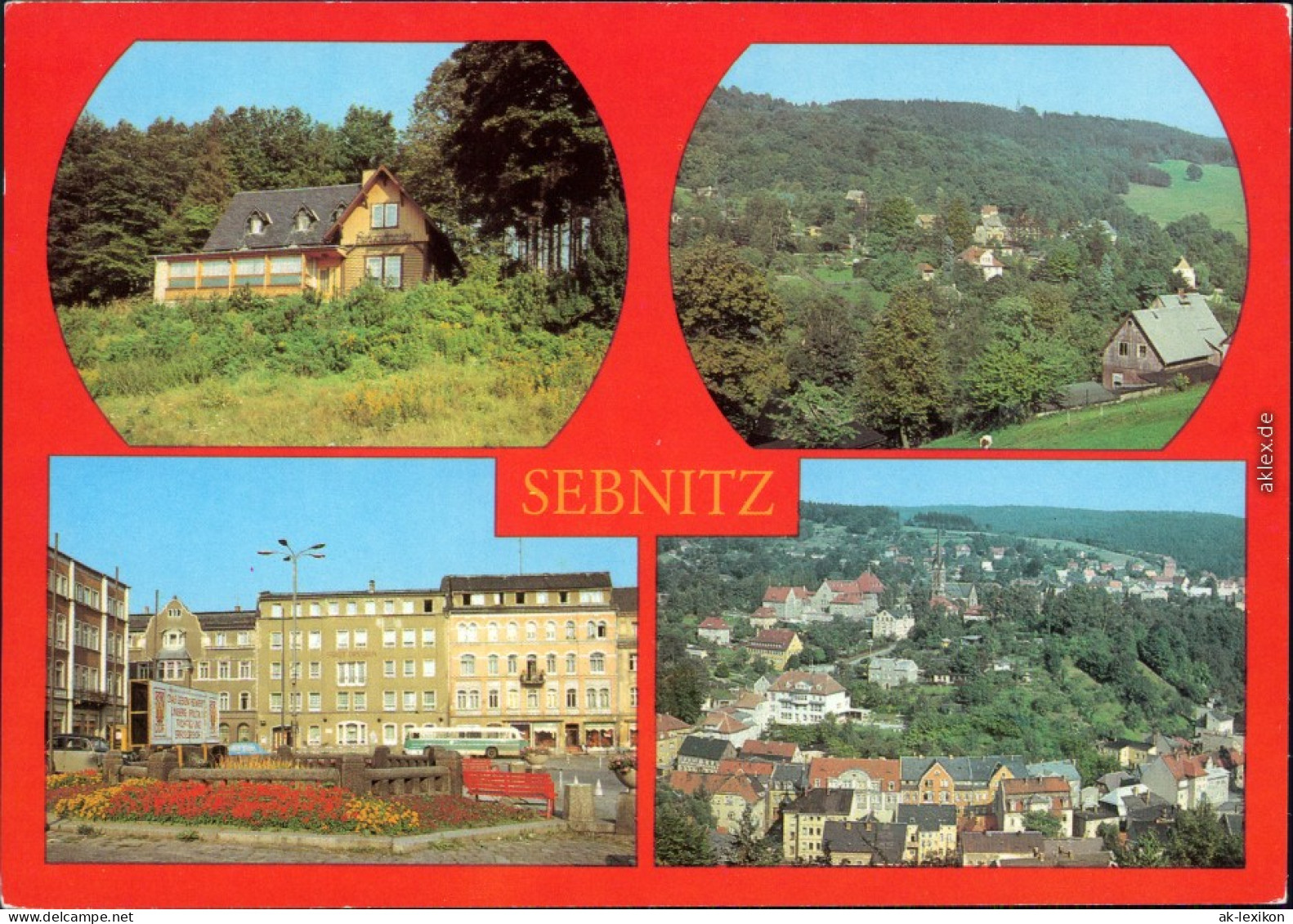 Sebnitz Gaststätte "Finkenbaude", OT Hertigswalde, August-Bebel-Platz 1981 - Sebnitz
