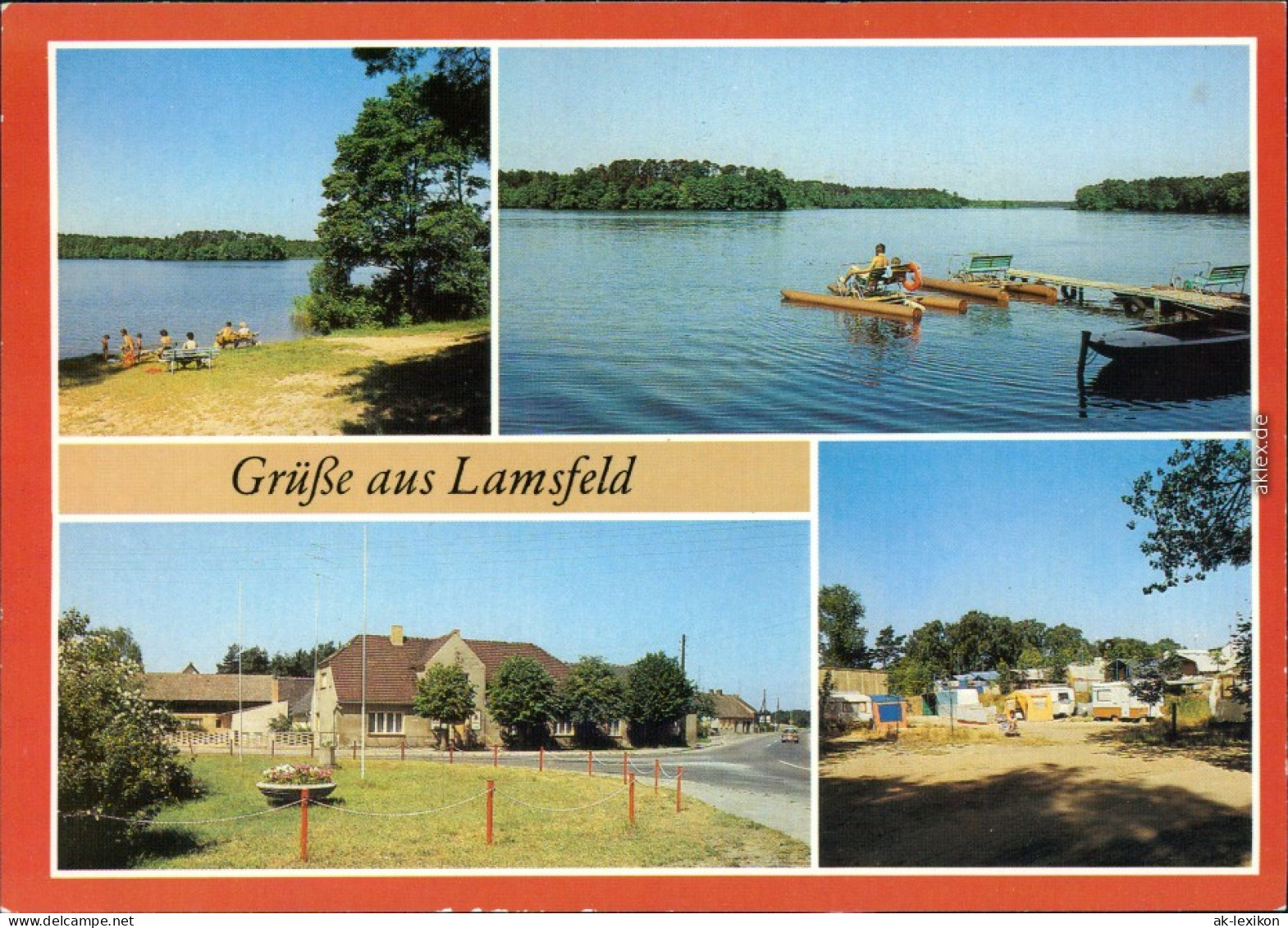 Lamsfeld Lübben (Spreewald) Lubin (Błota) Großer Machowsee, Campingplatz 1987 - Luebben (Spreewald)
