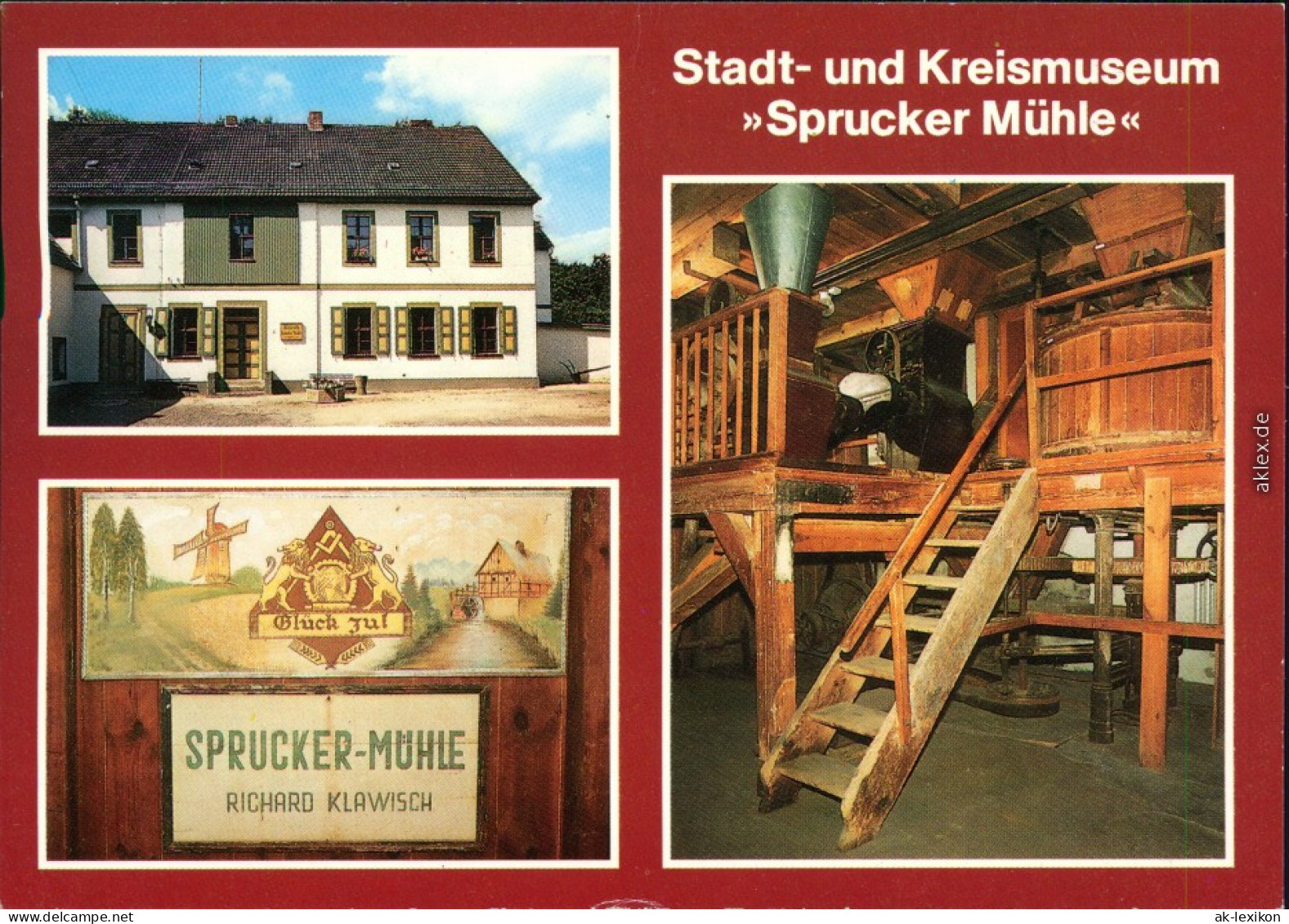 Guben Stadt- Und Kreismuseum "Sprucker Mühle" - Außen- Und Innenansicht 1987 - Guben