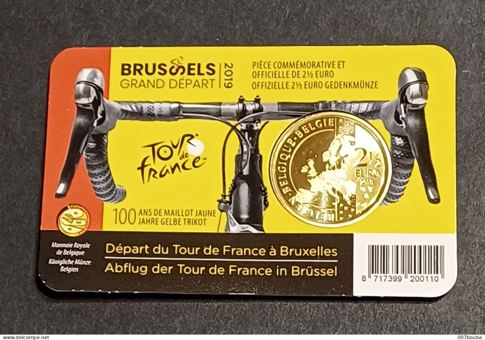 BELGIQUE 2019 / COINCARD 2,5 € / VERSION NL - Belgique