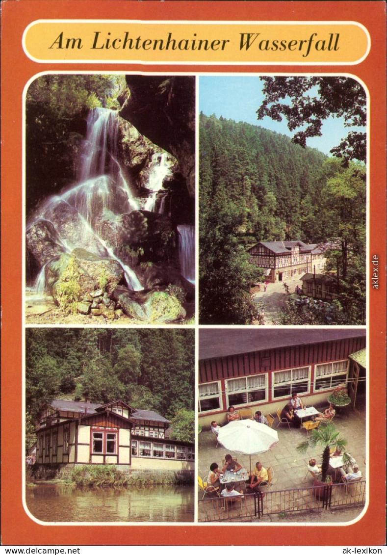 Ansichtskarte Kirnitzschtal Mehrbildkarte 1985  - Kirnitzschtal